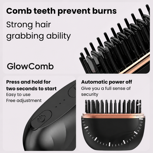 GlowComb™ Pro Hair Straightener & Styler