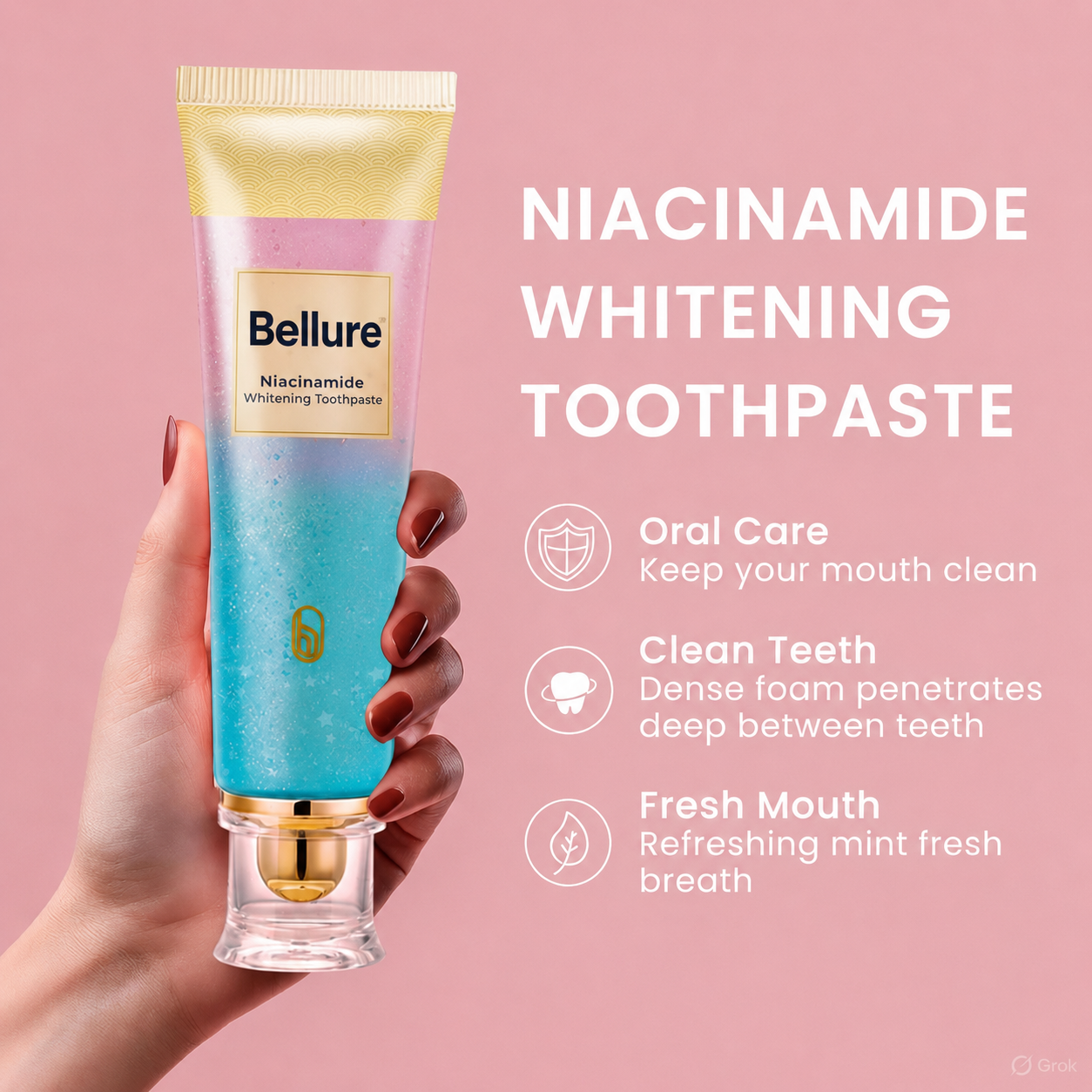 Bellure Niacinamide Whitening Toothpaste
